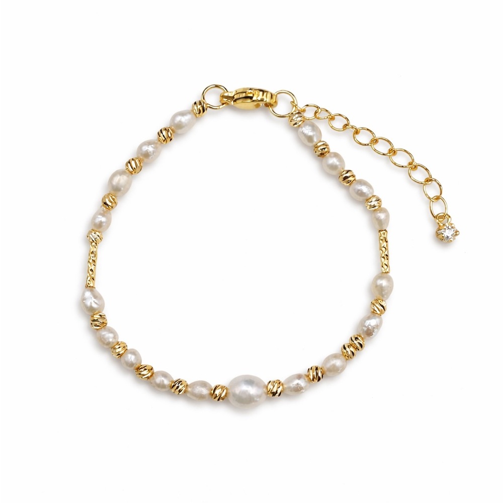 Freshwater Pearl Golden Tide Bracelet